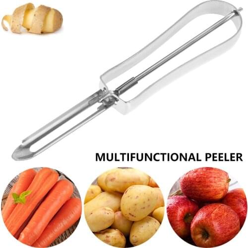1pc Multifunctional Peeler Stainless Steel Swivel Potato Carrot Hand Peelers Slicer Food Fruit Vegetable Cutter Kitchen Tools