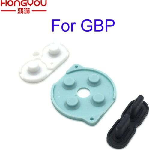100sets/lot High Quality For Gameboy Pocket GBP Repair Silicon Conductive Buttons Rubber Pads