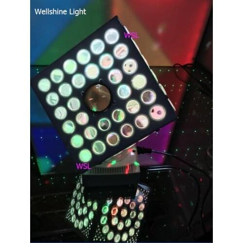 2pcs/lot New popular flower effect light LED magic square laser stage magic led lighting