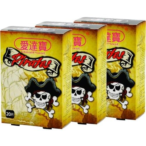 60 PCs/3Boxes Hemostasis First aid Band Assorted Waterproof Breathable Pirate Cartoon Adhesive Wound Bandage