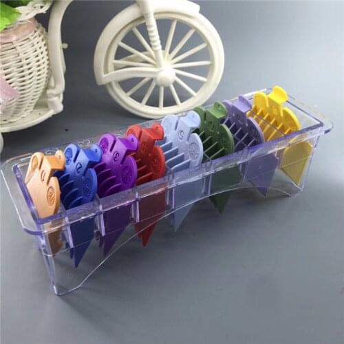 8pcs/set Multi Size Colorful Haircutting Clipper Guide Comb Attachment For Electric Hair Clipper Trimmer Shaver Accessories