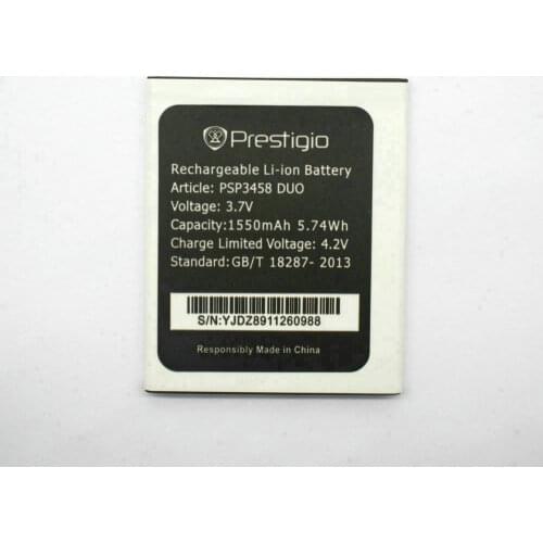 1550mAh PSP3458 High Quality Rechargeable Battery For Prestigio PSP3458 DUO + Tracking Code