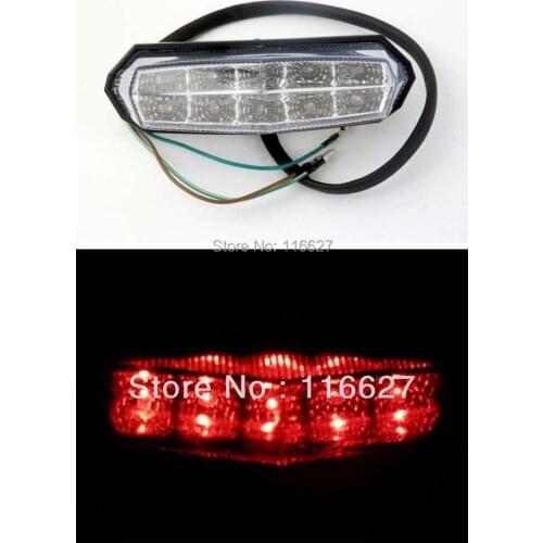 Free Shipping Clear LED Brake Running Tail Light for Suzuki ATV DR LTZ LT King Quad Runner