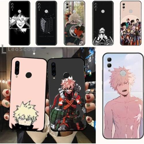 Katsuki bakugo my hero academia Phone Case For Huawei Honor 7C 7A 8X 8A 9 10 10i Lite 20 NOVA 3i 3e