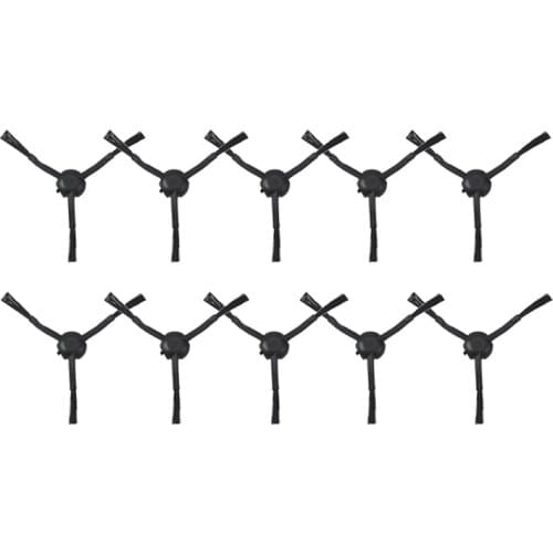 10 pcs Washable Accessories Black Side Brush For Xiaomi majia 1T STYTJ02ZHM Robot Vacuum Cleaner Parts Kits sweeper