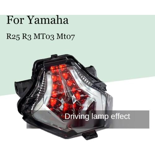 For Yamaha R25 R3 MT03 Mt07 Motorcycle Modification Parts Steering Brake Rear Lamp Motorcycle Accessories