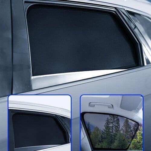 For Hyundai Santafe CM 2006-2012 Front Windshield Car Sunshade Side Window Blind Sun Shade Magnet Visor Mesh Curtain Sunshield
