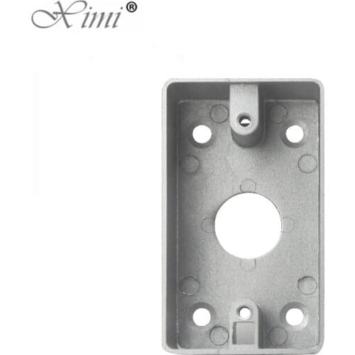 For all access control exit switche button Metal Mounting Back Box 86mm*50mm For 86 Type not Touch Switch Suitable