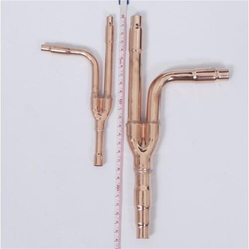 Hitachi Central Air Conditioning Fittings Y Copper Pipe Parts GFRL-E 52 102 162 242 302 SN A/C copper parts splitter manifold