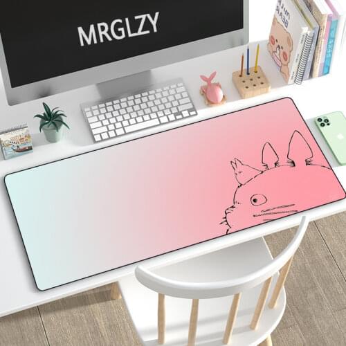Classic Anime MY NEIGHBOUR TOTORO Cute Mouse Pad Large Mousepad Gaming Accessoroes Laptop Gamer XXL Waterproof Keyboard DeskMat