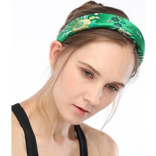 Fashion Brand ZA Headband Jewelry Women Velvet Embroidered Flower Hairband Femme Hair Accessories Hair Hoop Headwear For Women