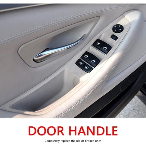 Front Interior Door Handle Trim Parts Driver Side Outdoor Personal Car Decoration for BMW F10 F18 5 Series 2011-2017
