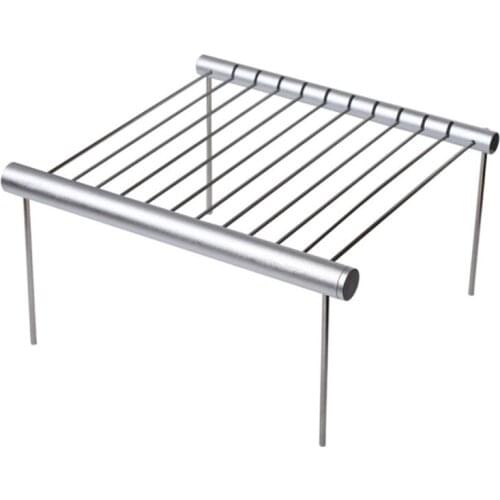 Portable Stainless Steel Folding BBQ Grill Mini Pocket Barbecue Accessories for Home Outdoor Camping