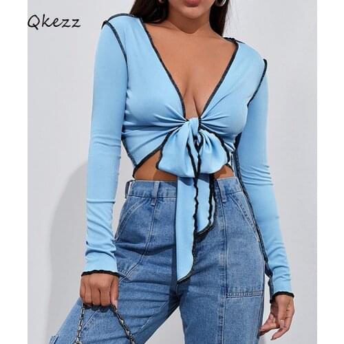 Qkezz Blouses With Bow
