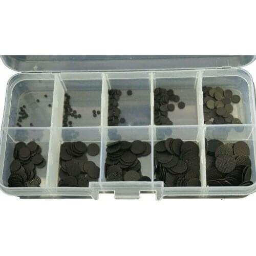 100x Keypad Repair Kit Remote Control Conductive Rubber Buttons pads,1.5mm~10mm