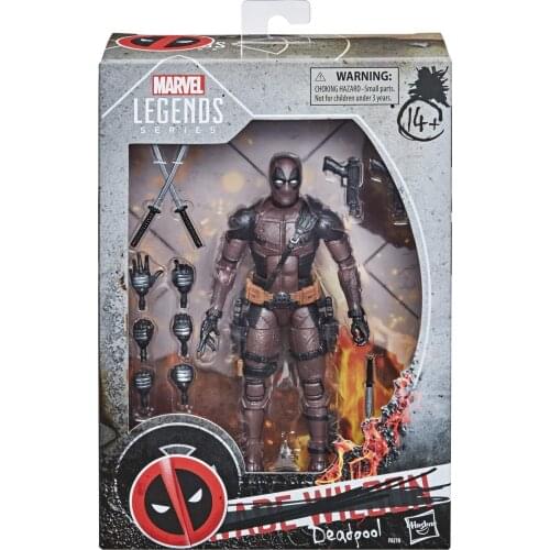 Hasbro Marvel Legends Series 6-inch Premium Deadpool Action Figure Collection Model Toy From Deadpool 2 Movie and 11 Accessories