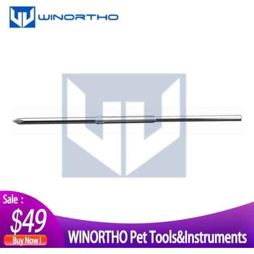 Mid Thread Positive Threaded pins Cortical External Fixation pet surgical tools and veterinary orthopedic Equipment instruments