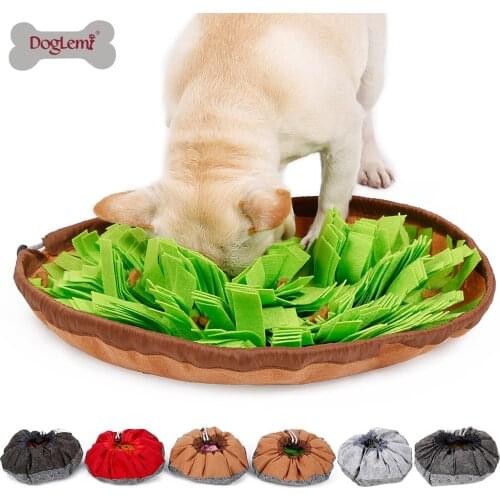 Dog Snuffle Bowl Mat Pet Cat Snuffling Nose Work MatIQ Training Slow Eat Bowl