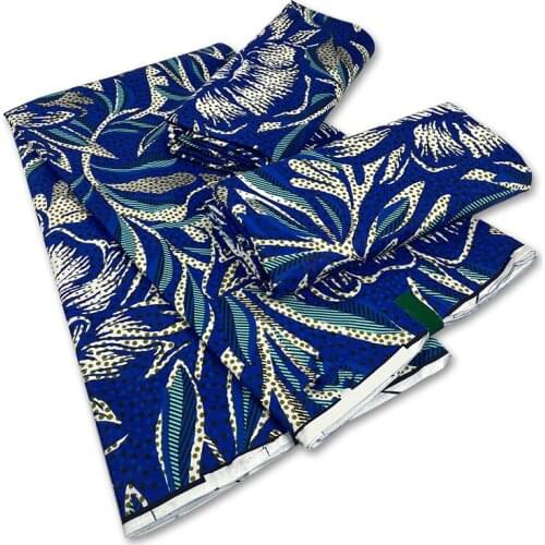 High Quality African Guaranteed wax Prints fabric Nigerian fabric for dress S210428