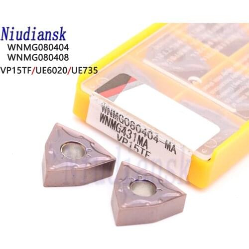 WNMG080404 VP15TF WNMG080408 MA UE6020 carbide Inserts External Turning Tools CNC lathe turning insert Cutting tool