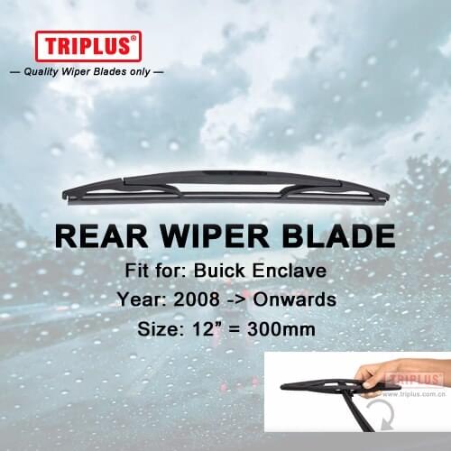 Rear Wiper Blade for Buick Enclave (2008-Onwards) 1pc 12" 300mm,Car Rear Windscreen Wipers Back Window Windshield Wipers
