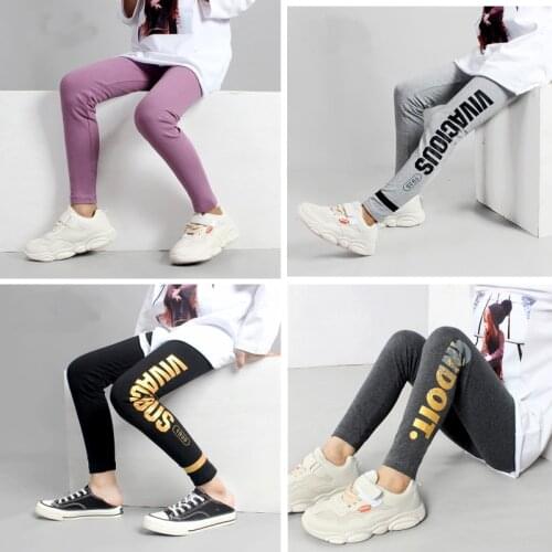 2021 spring new childrens clothing fashion cotton girls leggings sweatpants leggings girl warm leggings girl pants girl clothes