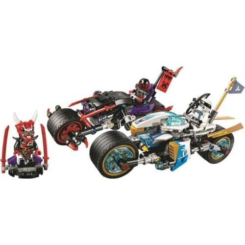 333pcs Street Race of Snake Jaguar Building Block Compatible 70639 Toys for children Gift