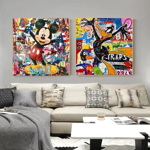 DIY 5D Diamond Painting Disney Diamond Mosaic Embroidery Full Drill Home Decor Cross Stitch Kits Mickey Donald Duck Doodle Art
