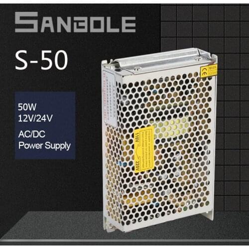 Switch Power Supply 24V2A50W Industrial Control Monitor Security Defence Led Lamp Advertisement Screen S-50-24