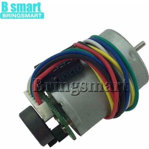 Bringsmart 6V 24V High Speed Encoder Motor RF371 12V DC Encoding Permanent Magnet Motor 4300RPM Adjusted Speed Motor