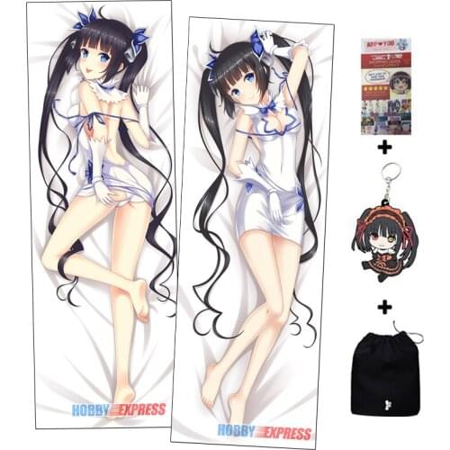 Hobby Express Hestia - DanMachi Otaku Waifu Dakimakura Japanese Hugging Body Pillow Cover MGF-56030