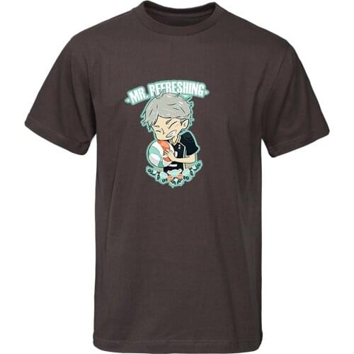 Haikyuu Men Hot Summer Tshirts T Shirt Japanese Anime Volleyball Club Hip Hop T-Shirts Shirt Short Sleeve Tees Round Neck Tops