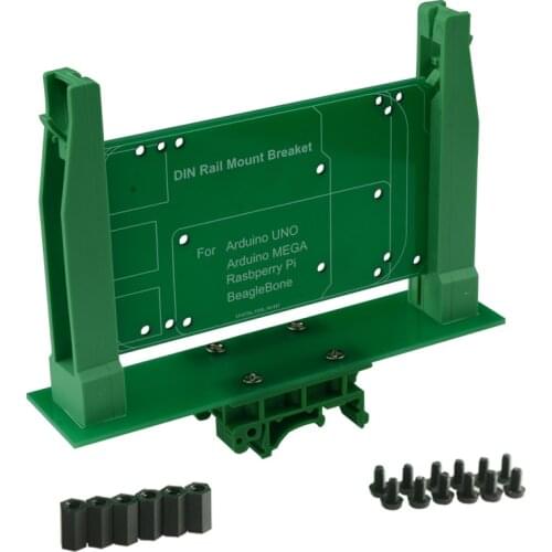 DIN Rail Mount Bracket for Raspberry Pi 2 3 B B+ Zero UNO MEGA