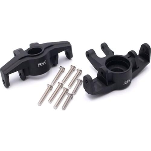 KYX Racing Metal Front Steering Knuckles Upgrades Parts Accessories for 1/7 RC Car UDR