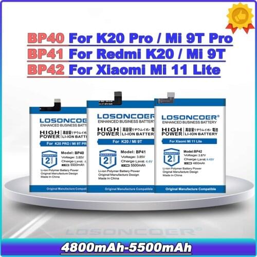 LOSONCOER Xiaomi Redmi K20 Pro Batteries China