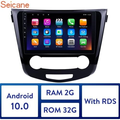 Seicane 10.1 inch Android 10.0 Car GPS Navigation Radio Multimedia Player for 2016 Nissan Qashqai Support Backup camera DAB