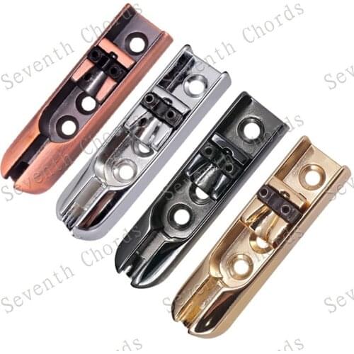 A Set of 6 Pcs Single Individual Bridge Saddles Tailpiece for 4 String Bass Guitar Accessories Parts Musical instrument