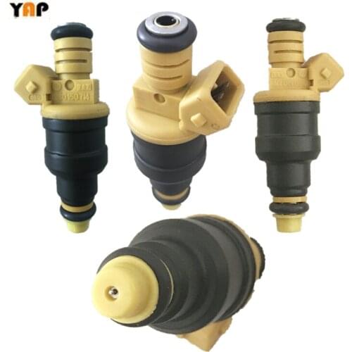 NEW Fuel Injector (4) FOR FITBMW 3er E30 318is 5er E28 E34 535i BJ92 6er E24 635 CSI 1.8L 3.4L 0280150714 13641726988 1985-1999