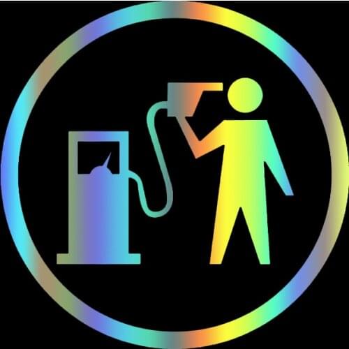 S51457# Various Sizes/Colors Car Stickers Vinyl Decal Gas Fuel Tank Motorcycle Decorative Accessories Creative Laptop Helmet