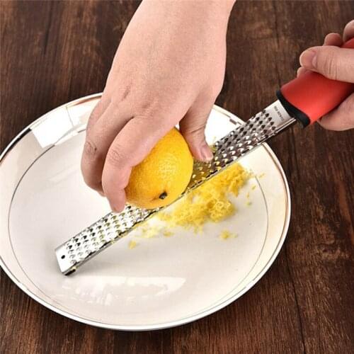 Cheese Grater Lemon Zester Lemon Orange Fruit Peeler Stainless Steel Microplane Cheese Grater Zester Fruit Vegetable Rallador