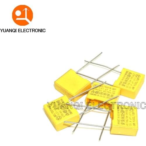 X2 Safety capacitor 275VAC 275V Pitch 7.5MM 10MM 15MM 22.5MM 27.5MM 0.01UF ~ 2.2UF Polypropylene film capacitor 10NF 100NF 1UF