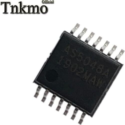 2PCS 5PCS 10PCS AS5048A-HTSP TSSOP-14 AS5048A-H TSSOP14 AS5048A AS5048 Magnetic sensor chip New and original