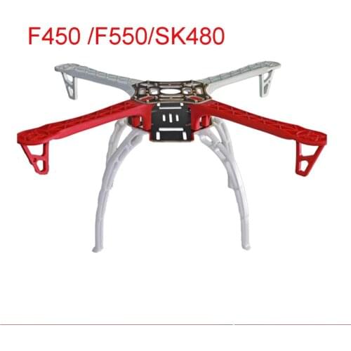 4pcs/set Universal Aircraft Qudcopter Wheels Tripod Landing Skids Gear For F450 F550 SK480 (1 Set )