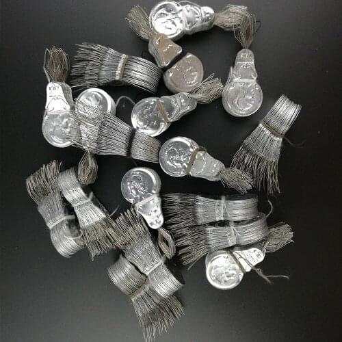 50PCS Bow Wire Needle Threader Stitch Insertion Tool for Hand Machine Sewing DIY Tools Silver Tone Arts Sewing Accessories