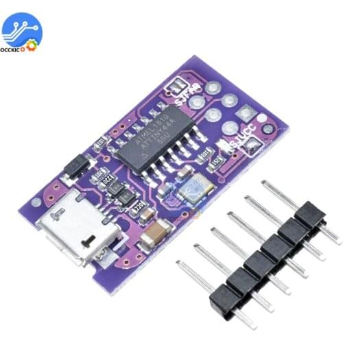 ATTINY44 Module 5V Micro USB Tiny AVR ISP Programmer Module For Arduino Bootloader ISP Microcontroller