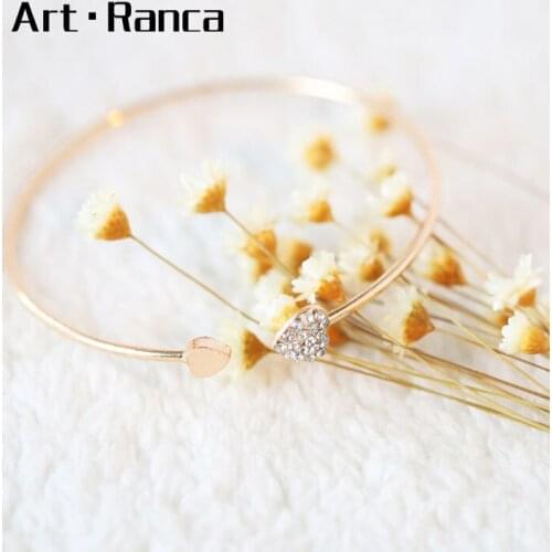 Two peach hearts love bracelet fashion fashion ladies bracelet