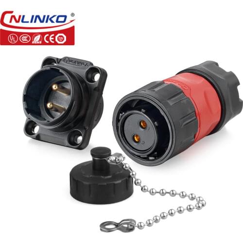 IP67 M20 2pin 3pin 4pin 5pin 7pin 9pin 12pin power signal waterproof connector light solar panel connector LED display connector