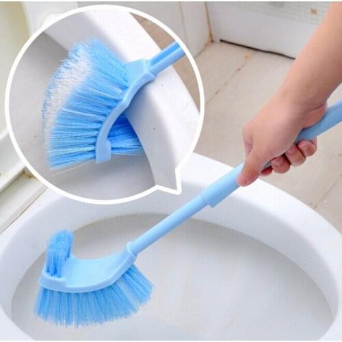 Chinese Style Double Pinceis Toilet Brush Holder Plastic Long-handled Cleaning Pincel In Banheiro ss311