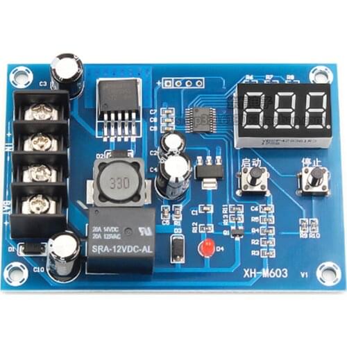 Charging Control Module XH-M603 Digital LED Display Storage Lithium Battery Charger Control Switch Protection Board