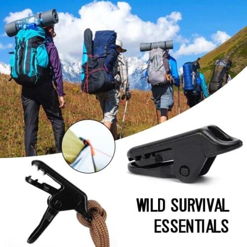 Outdoor Tent Alligator Clip Camping Canopy Pull Hook Tent Windproof Securing Clip Safety Tent Accessory